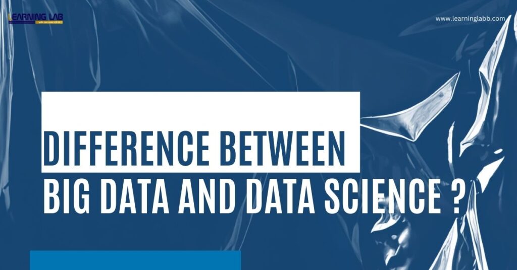 difference between big data and data science