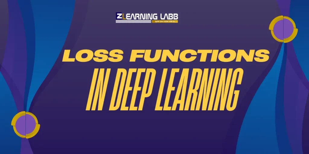 Loss functions in deep learning