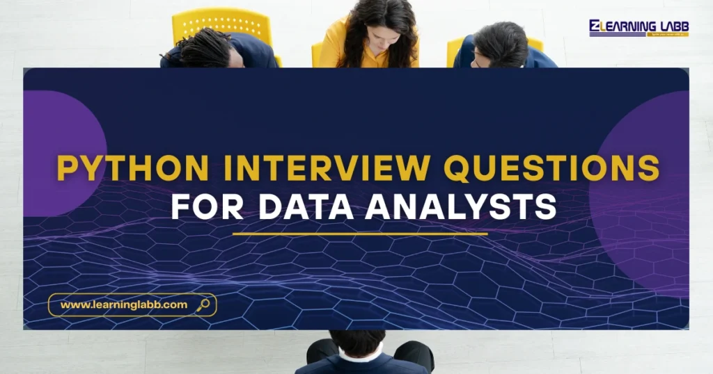 python interview questions for data analyst